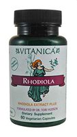 Vitanica Rhodiola, Rhodiola Extract Plus, Vegan, 60 Capsules