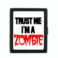 Metal Cigarette Case Holder Box the 2nd Zombie Design-002