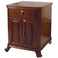 Montegue Cabinet Humidor, For Up To 1500 Cigars, 2 Adjustable Cedar Shelves, 2 Interior A/C outlets