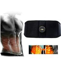 Enshey Abdominal Training Adjustable Waist Trimmer Belt Fitness Belt Electronic Abdominal Massager Trainer Belt for Abdomen Leg