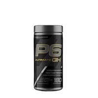 Cellucor P6 Ultimate GH Testosterone Booster for Men, Growth Hormone Support Pills for Protein Synthesis & Fat Metabolism, 180 Capsules