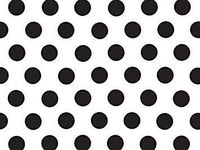 Polka Dot Design Printed Tissue Paper for Gift Bags 24 Decorative Sheets 20" X 30" (Black Polka DOT)