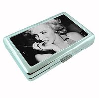 Marilyn Monroe Metal Silver Cigarette Case Holder Box