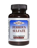 Ferrous Sulphate, The Source of Iron and Energy (30mg - 60 caps)