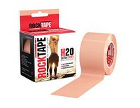 RockTape H2O 2-Inch Highly Water-Resistant Kinesiology Tape, 16.4-Foot Continuous Roll, H2O Beige