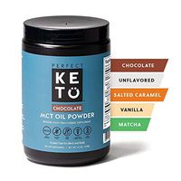 Perfect Keto MCT Oil C8 Powder, Coconut Medium Chain Triglycerides for Pure Clean Energy, Ketogenic Non Dairy Coffee Creamer, Bulk Supplement, Helps Boost Ketones, Chocolate