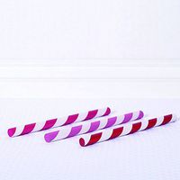 .5" X 12" X .5" Wood Pirouette Sticks S/3 Red/Pink/White – Model Number – 28116