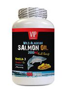 Immune System Booster Supplements - Wild Alaskan Salmon Oil 2000MG - Full Range - Ultra Omega-3 Fish Oil 2000mg Supplement - 1 Bottle 180 Softgels
