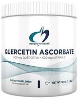 Designs for Health Quercetin-Ascorbate Powder - 500mg Quercetin + Vitamin C for Histamine Balance Support (100 Servings / 100g)