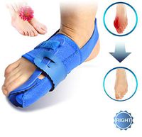 PXQ Bunion Corrector Bunion Splints and Big Toe Straighteners Three-Dimensional Toe Separators Night Time Hallux Valgus Relief for Woman and Man Bunion Treat and Prevent,Blue,Right
