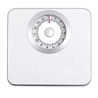 Mechanical Scales No Electronic Scale Weight Home Adult Weight Loss Human Body Precision Meter (Color : White)