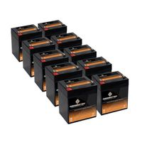 12V 5AH SLA Battery Replaces nph5-12 hr1221wf2 wp5-12 23-289b bp4-12 - 10PK