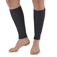 AW 5101 Microfiber Compression Leg Sleeves Black Medium 5101 M Black