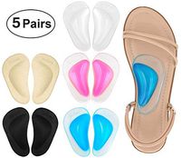Dr. Foot's Arch Support Shoe Inserts for Flat Feet, Plantar Fasciitis, Adhesive Arch Pads for Relieve Pain for Women & Men (5 Colors)