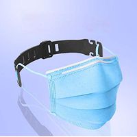 Foulon Unisex Casual White Pink Plastic Prevent Earache Mask Extension Hook Masks