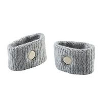 Lewis N. Clark Motion Relief Wristbands, Grey (2-Pack, Grey)