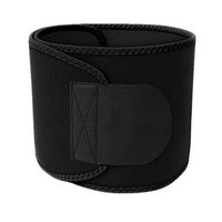 FIRECLUB Cross-Border Fitness Belt can Keep Warm Yoga Belt Sports Belts Sweat Bandage Belt Factory spot Customization Black M