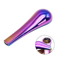 Aurora Rainbow Pipe, Cool Style Portable Magnetic Pipe, Detachable Stainless Steel Spoon-Shaped Pipe, Creative, Fancy, Colorful Pipe, Gift for Father, Husband, Boyfriend