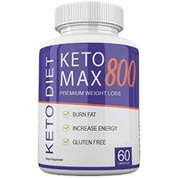 Keto MAX 800 - Premium Weight Loss - Burn Fat - Increase Energy - Gluten Free - 30 Day Supply