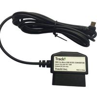Tracki OBD to Micro USB Wiring Cable - Used for GPS Tracker Hook up to a car or a Truck - 12V Input