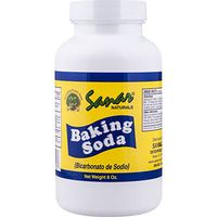 Sanar Naturals Baking Soda 8 ounce - Bicarbonato de Sodio, Antacid, Household Uses, Cleaning and More