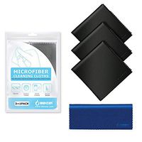 IBENZER Microfiber Cleaning Cloths for Electronics – Micro Fiber Camera Lens Cleaning Cloth, Glasses, Screens, Eyeglasses, iPad, iPhone, Cell Phone, LCD TV Screens and More, MF01L-3P