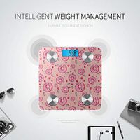Bluetooth Weight Scales for People Cartoon Cute Dessert Strawberry Donut Scales Digital Weight Body Fat Composition Monitor Analyzer with Smartphone App for Body Management-396 Lbs