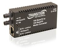 Transition Networks Stand-Alone Mini Fast Ethernet Media Converter (M/E-TX-FX-01(SC)-NA)