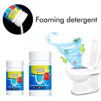 Bolayu Fast Foaming Agent Cleaner Foaming Toilet Cleaner Magic Bubble Bombs Quick Foaming Sink Pipeline Dredge Agent (Multicolor A, Free)