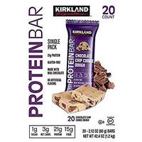 Kirkland Signature Protein Bars Chocolate Chip Cookie Dough, 20-count 2.12OZ