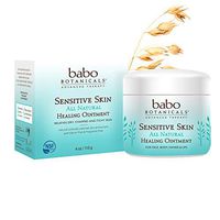 Babo Botanicals 70+% Organic Sensitive Skin All Natural Healing Ointment with Shea and Cocoa Butter, Non-Greasy, Hypoallergenic - 4 oz.