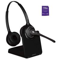 Plantronics CS520 Wireless Headset System Bundle With Headset Advisor Wipe (Renewed)