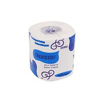 4-Ply Large Roll Toilet Bath Paper Tissue 12 Packs Per Case (White 3 ply, 12 Draw Out Bag/Box)