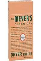 Mrs Meyers Clean Day Dryer Sheet Geranium, 80 lb