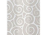 Christmas Print Cello Bags - Swirls White 3-1/2x2x7-1/2" Cello Bags 1.2 mil (3 Packs; 100 Bags Per Pack) - WRAPS-C1BSWW