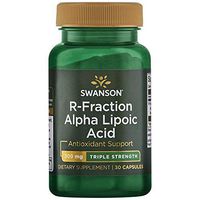 Swanson Triple Strength R-Fraction Alpha Lipoic Acid 300 Milligrams 30 Capsules