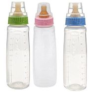 Clearview Plastic 9 oz Bottle Nurser, Color May Vary 1 Count (4 Pack)