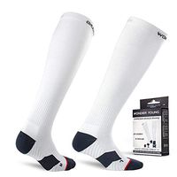 Wonder Young Graduated Compression Socks Men Women 20-30mmHg,Knee High Circulation Support Socks for Running,Athletic,Medical
