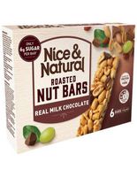 Nice & Natural Chocolate Roasted Nut Bar 192gm x 8