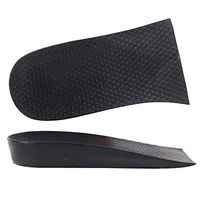 Y2C Unisex Height Increase Taller Half Insoles (Approx 0.8 inches) Black and Random Gift