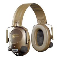 3M Peltor Soundtrap Slimline Electronic Headset Olive Green - Headband Model