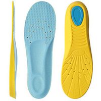 Shoes Inserts Memory Foam Insoles Shock Absorption Pain Relief Plantar Fasciitis Arch Supports Breathable PU Sports Feet Insoles for Men Women and Kids,1 Pair (M（Men's 6-9/ Women 7-11）)