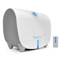 SereneLife Organic Membrane Mesh Filter - Air Purifier Reduces Dust Mites, 900 Sq. Ft. Coverage, Includes Remote Control & Power Adapter - PAIRPUR20