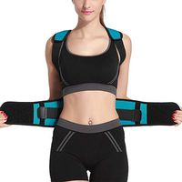 Adjustable Posture-Support Brace and Double-Compression Belt