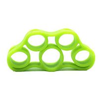 Mosichi Silicone Hand Grip Strengthener Hand Exerciser Grip Strength Wrist Exercise Finger Stretcher Trainer Green