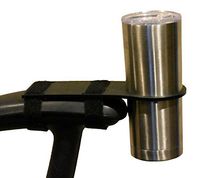 Arm Rest Cup Holder (The Arch) - Works with Many Tumblers (20/30 Ounce), Wine Glasses, and Most Other Containers with Tapered (Angled) Sides - for Wheelchairs, Scooters, Office Chairs, Stadium Seats