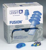 Howard Leight Fusion Earplugs - Corded (100 Pairs per Dispenser Box) (1 Dispenser Box) - AB-266-2-81