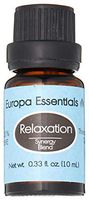 Europa Essentials All Natural Relaxation Tranquility Synergy Essential Oil Blend - 100% Pure Therapeutic Grade, Aromatherapy Blend with Lavender, Roman Chamomile, Tangerine and Labdanum, 10ml