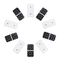 Reusable Self-Adhesive Replacement Snap Electrode Gel Pads for MASTOGO Abs Toning Training Belt 10 Pieces