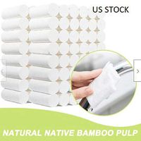 Preciashopping 3 Ply Rolls Toilet Paper Bulk Rolls Bath Tissue Bathroom White Soft Household US (1)